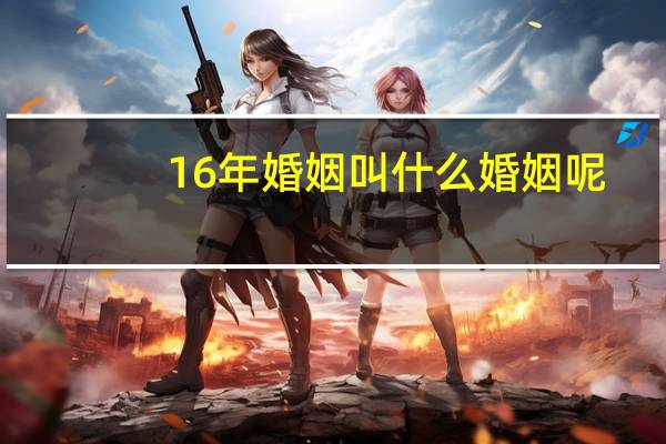 16年婚姻叫什么婚姻呢
