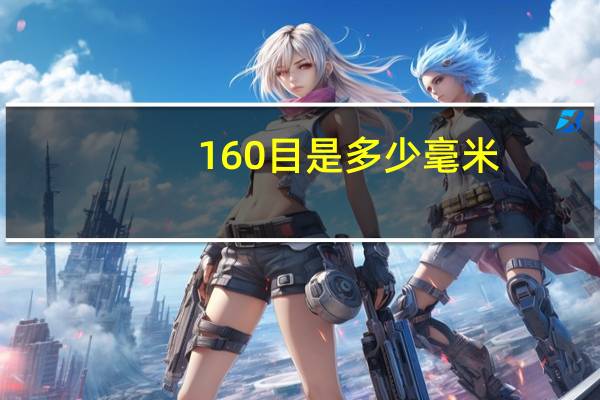 160目是多少毫米