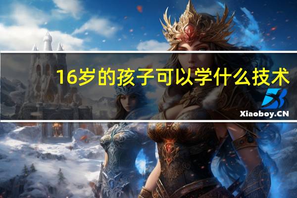 16岁的孩子可以学什么技术？