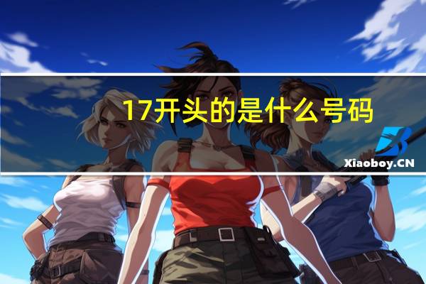 17开头的是什么号码