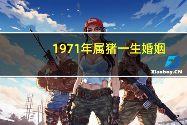 1971年属猪一生婚姻