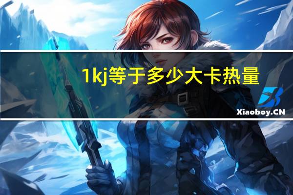 1kj等于多少大卡热量（1kj等于多少大卡）