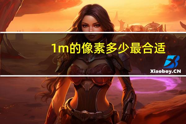 1m的像素多少最合适