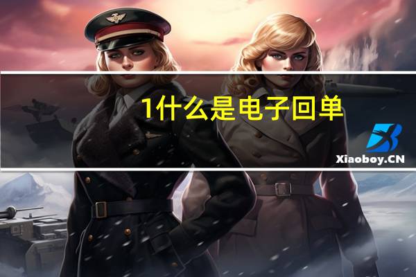 1 什么是电子回单