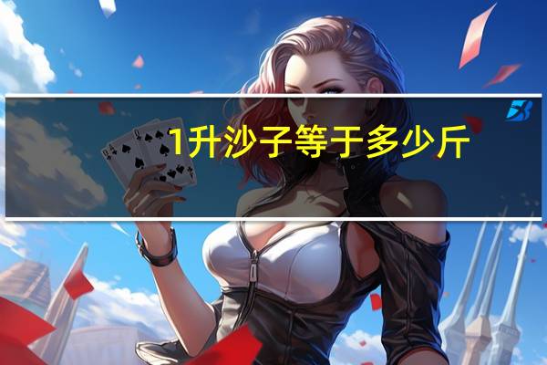 1升沙子等于多少斤