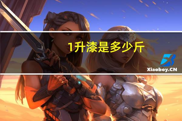 1升漆是多少斤