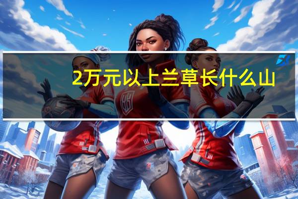 2万元以上兰草长什么山