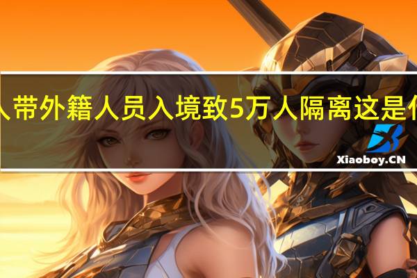 2人带外籍人员入境致5万人隔离 这是什么情况?