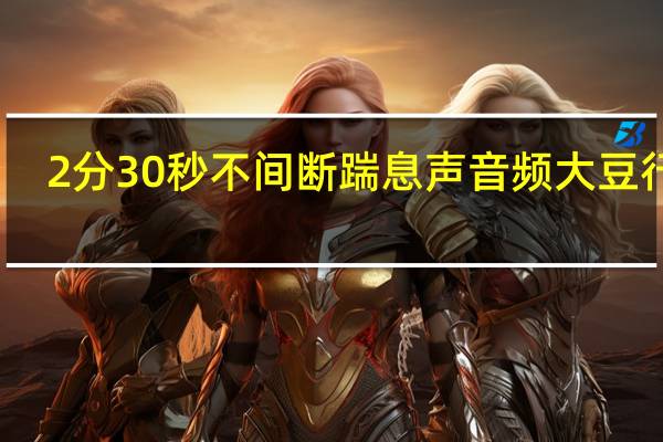 2分30秒不间断踹息声音频大豆行情（2分）