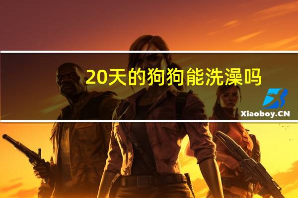 20天的狗狗能洗澡吗