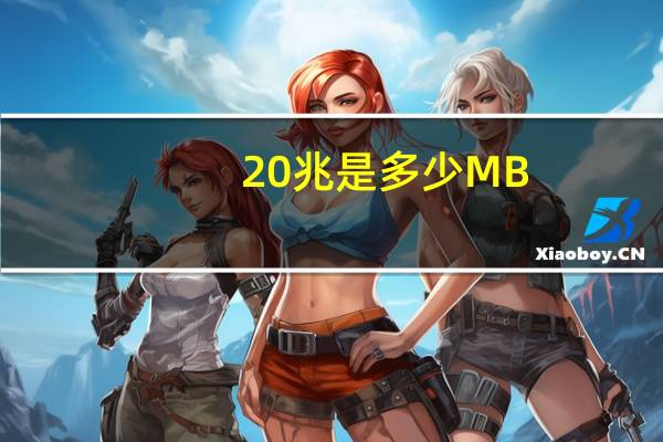 20兆是多少MB