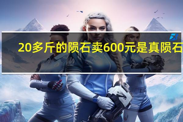 20多斤的陨石卖600元是真陨石吗