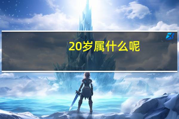 20岁属什么呢