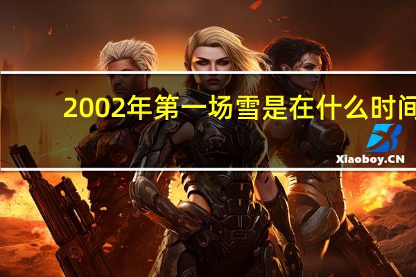 2002年第一场雪是在什么时间
