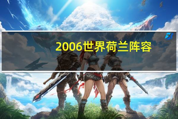 2006世界荷兰阵容