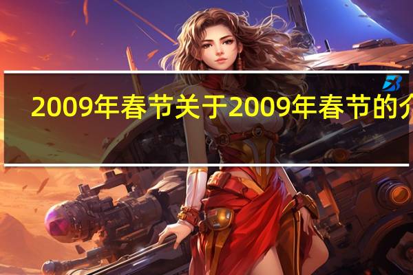 2009年春节 关于2009年春节的介绍