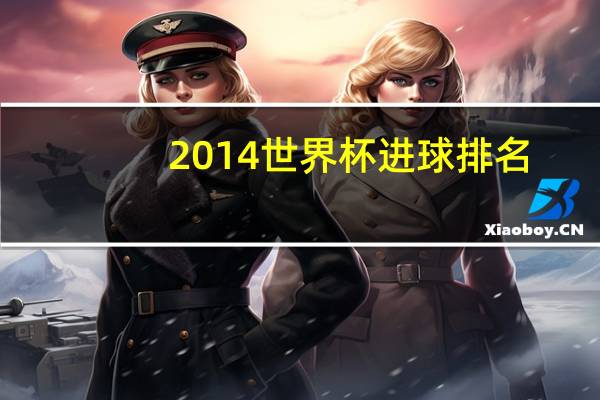 2014世界杯进球排名