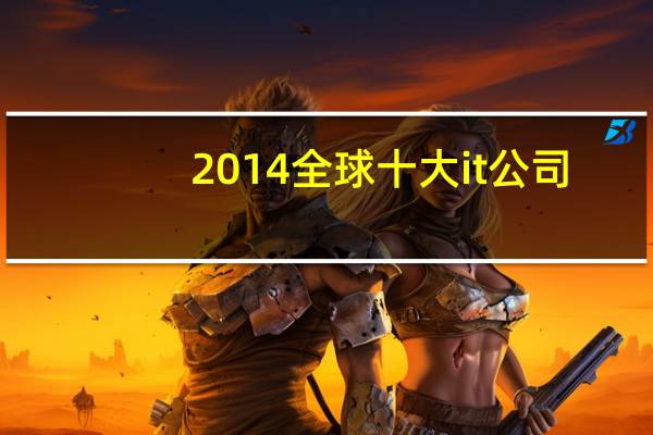 2014全球十大it公司