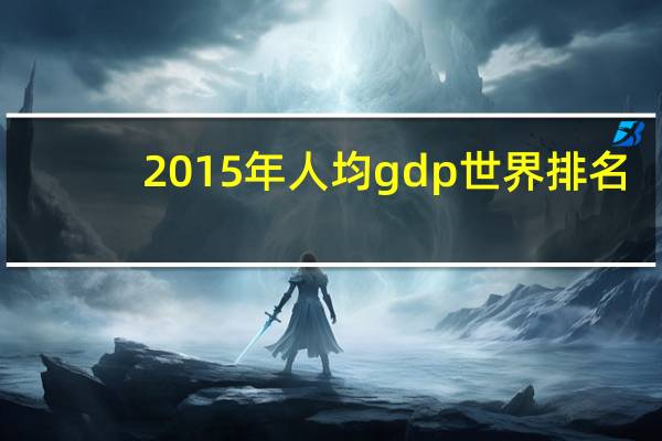 2015年人均gdp世界排名