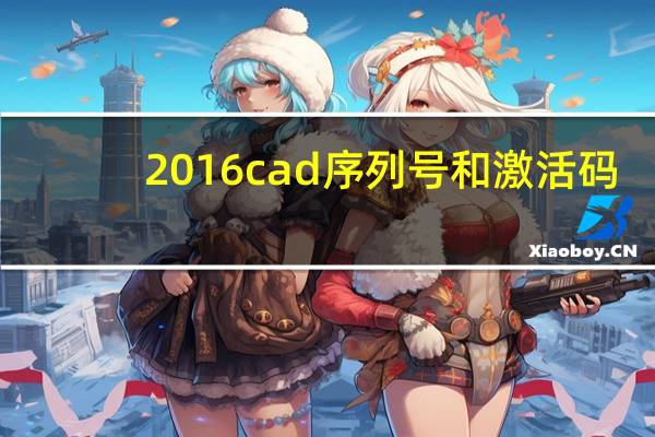 2016cad序列号和激活码（2014cad序列号和激活码）