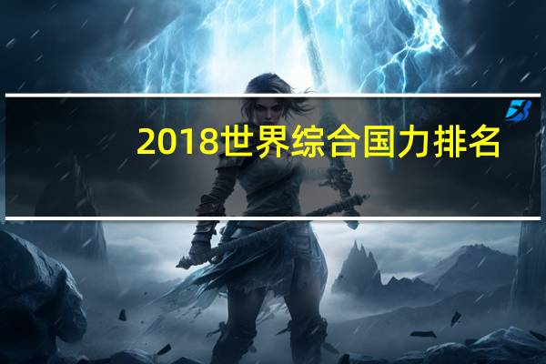 2018世界综合国力排名