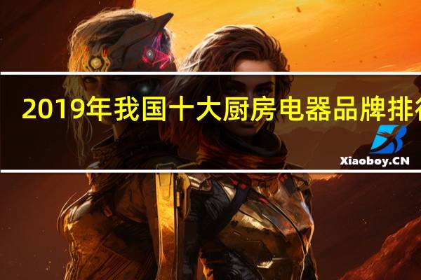 2019年我国十大厨房电器品牌排行榜