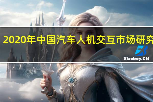 2020年中国汽车人机交互市场研究报告
