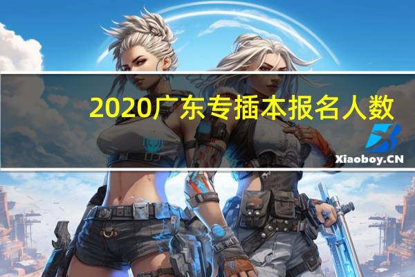 2020广东专插本报名人数（2020广东专插本分数线）