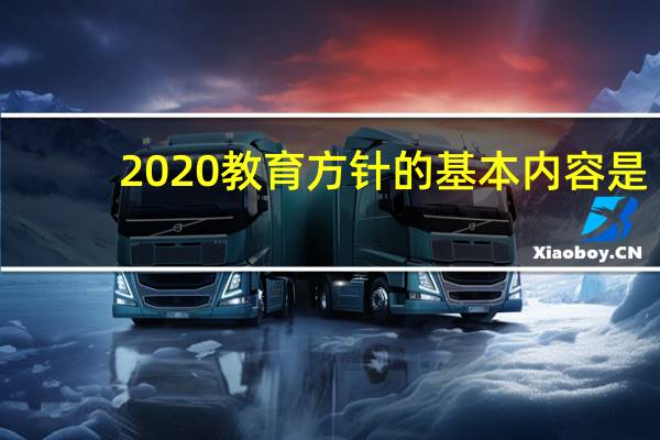 2020教育方针的基本内容是