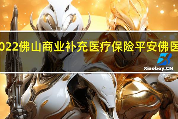 2022佛山商业补充医疗保险平安佛医保参保