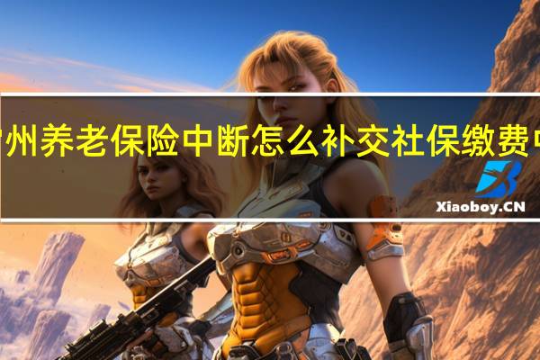 2022常州养老保险中断怎么补交　社保缴费中断补交方法
