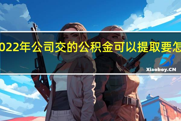 2022年公司交的公积金可以提取 要怎么提取