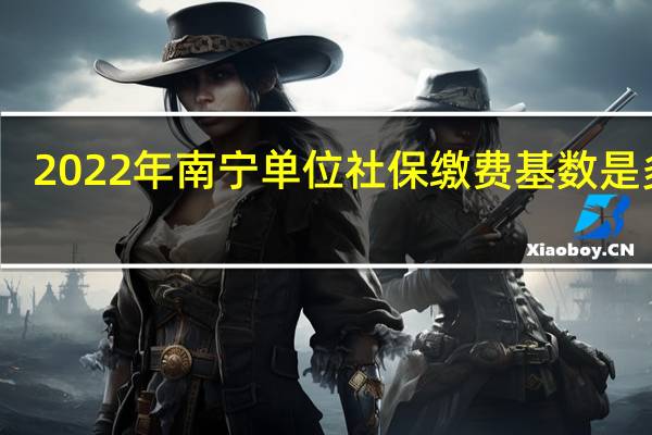 2022年南宁单位社保缴费基数是多少