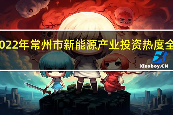2022年常州市新能源产业投资热度全国第一