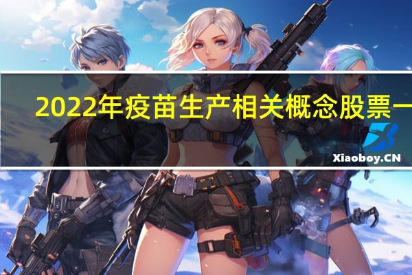 2022年疫苗生产相关概念股票一览