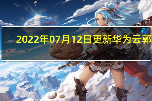 2022年07月12日更新 华为云郭婷：华为云助力金融机构核心系统、数据分析系统全面升级