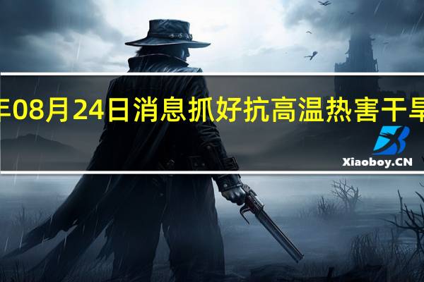 2022年08月24日消息 抓好抗高温热害干旱夺秋粮丰收