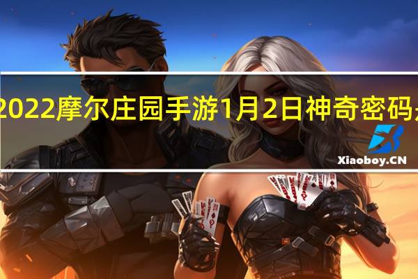 2022摩尔庄园手游1月2日神奇密码是什么-2022摩尔庄园手游1月2日神奇密码分享