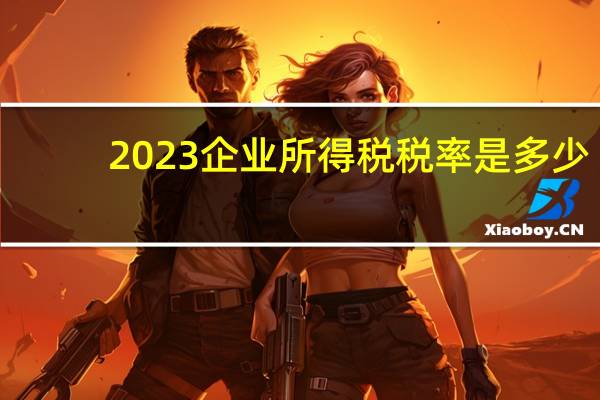 2023企业所得税税率是多少