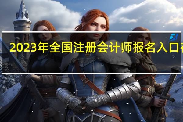 2023年全国注册会计师报名入口在哪