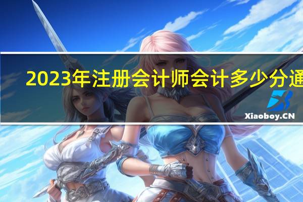 2023年注册会计师会计多少分通过