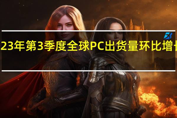 2023年第3季度全球PC出货量环比增长了11%