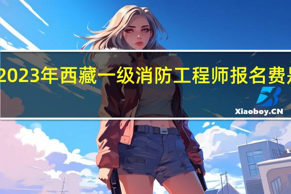 2023年西藏一级消防工程师报名费是多少