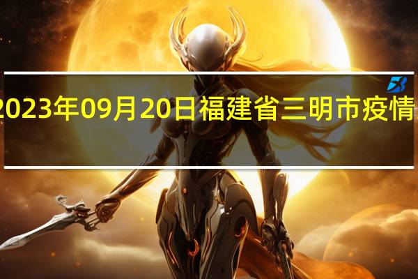 2023年09月20日福建省三明市疫情大数据-今日/今天疫情全网搜索最新实时消息动态情况通知播报