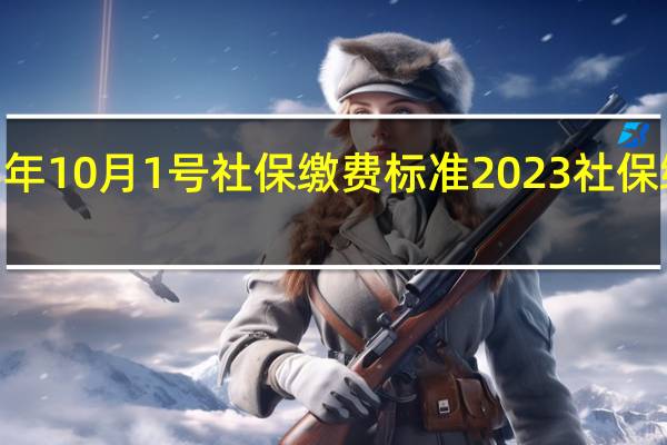 2023年10月1号社保缴费标准 2023社保缴费价格表