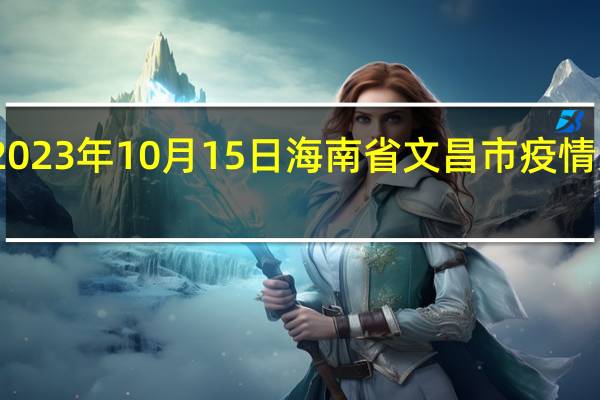 2023年10月15日海南省文昌市疫情大数据-今日/今天疫情全网搜索最新实时消息动态情况通知播报
