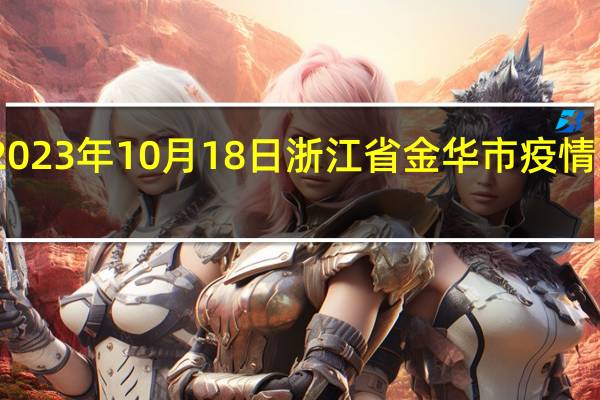 2023年10月18日浙江省金华市疫情大数据-今日/今天疫情全网搜索最新实时消息动态情况通知播报