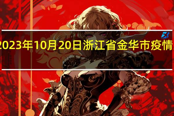 2023年10月20日浙江省金华市疫情大数据-今日/今天疫情全网搜索最新实时消息动态情况通知播报