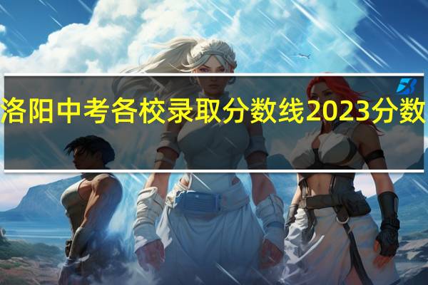 2023洛阳中考各校录取分数线 2023分数线公布中考