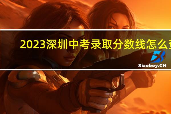 2023深圳中考录取分数线怎么查